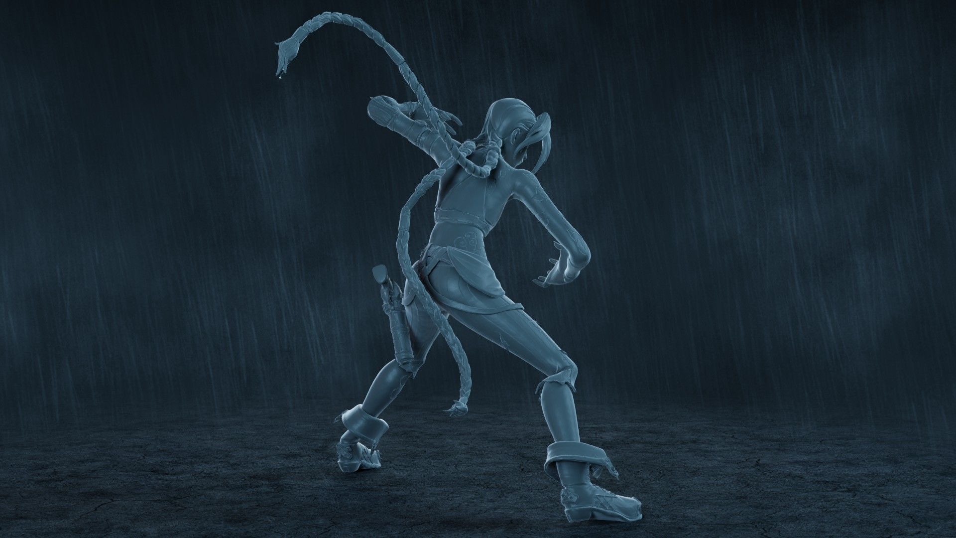  5 Arcane Jinx Action Figures Pack01 3D print model_25