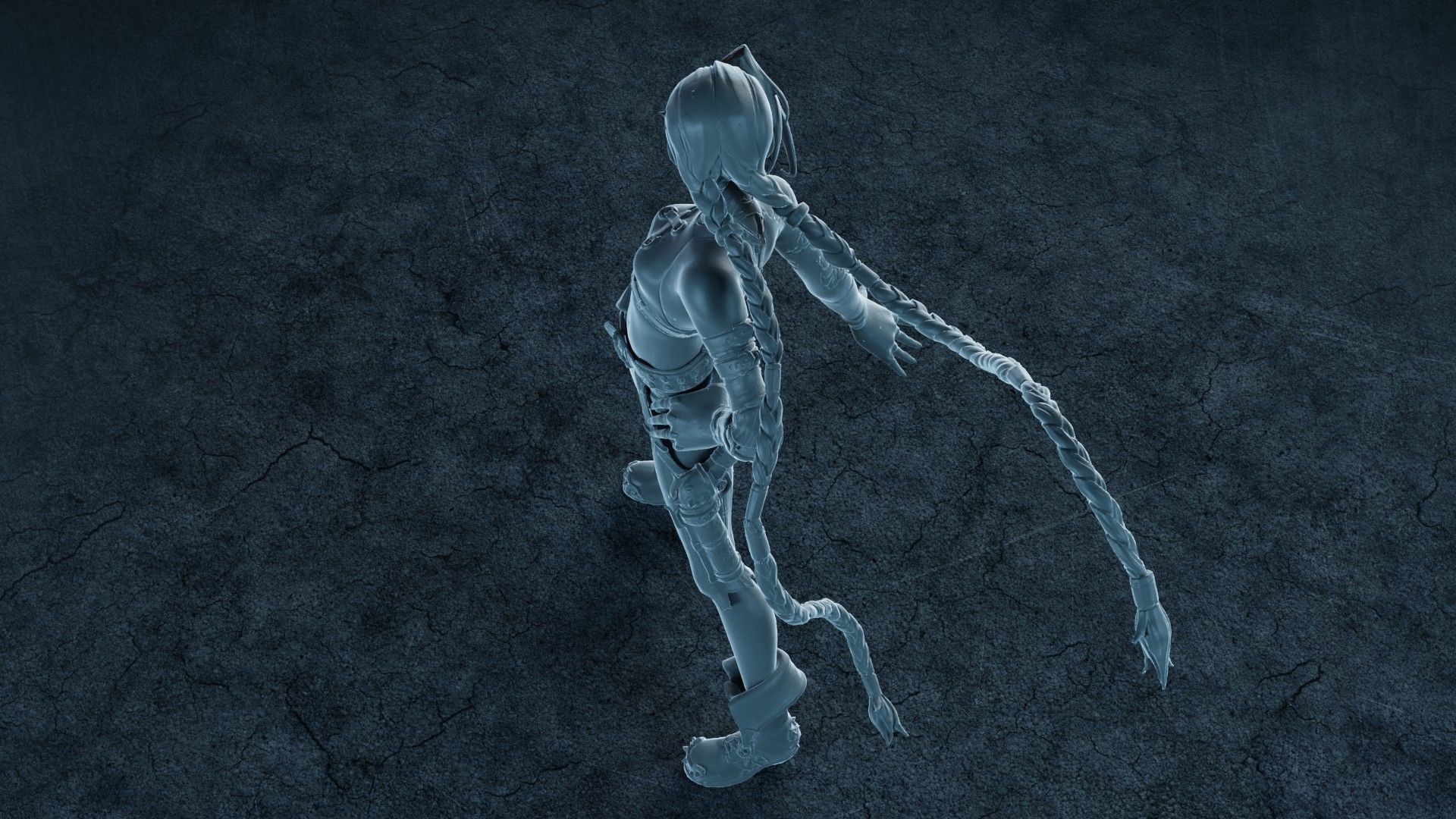  5 Arcane Jinx Action Figures Pack01 3D print model_6