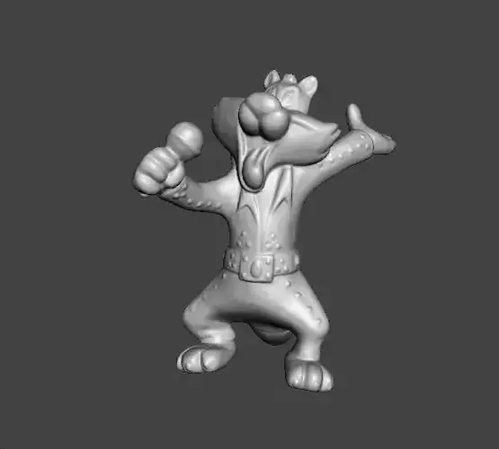 LOONEY TUNES ROCK BAND SYLVESTER ELVIS PROMOTIONAL FIGURE 90S