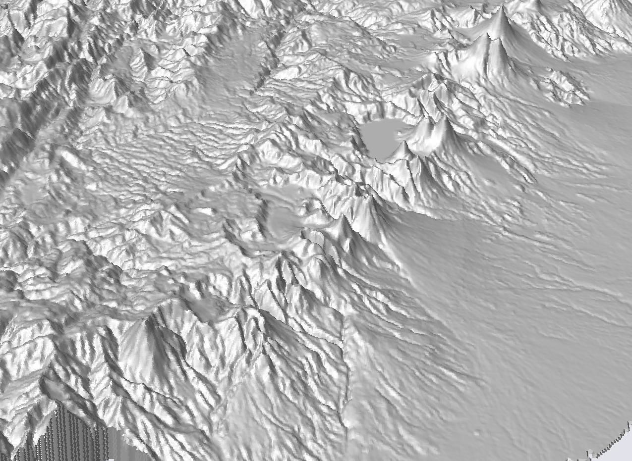 Exquisite 3D Terrain Digital Elevation Model of Guatemala 3D model ...