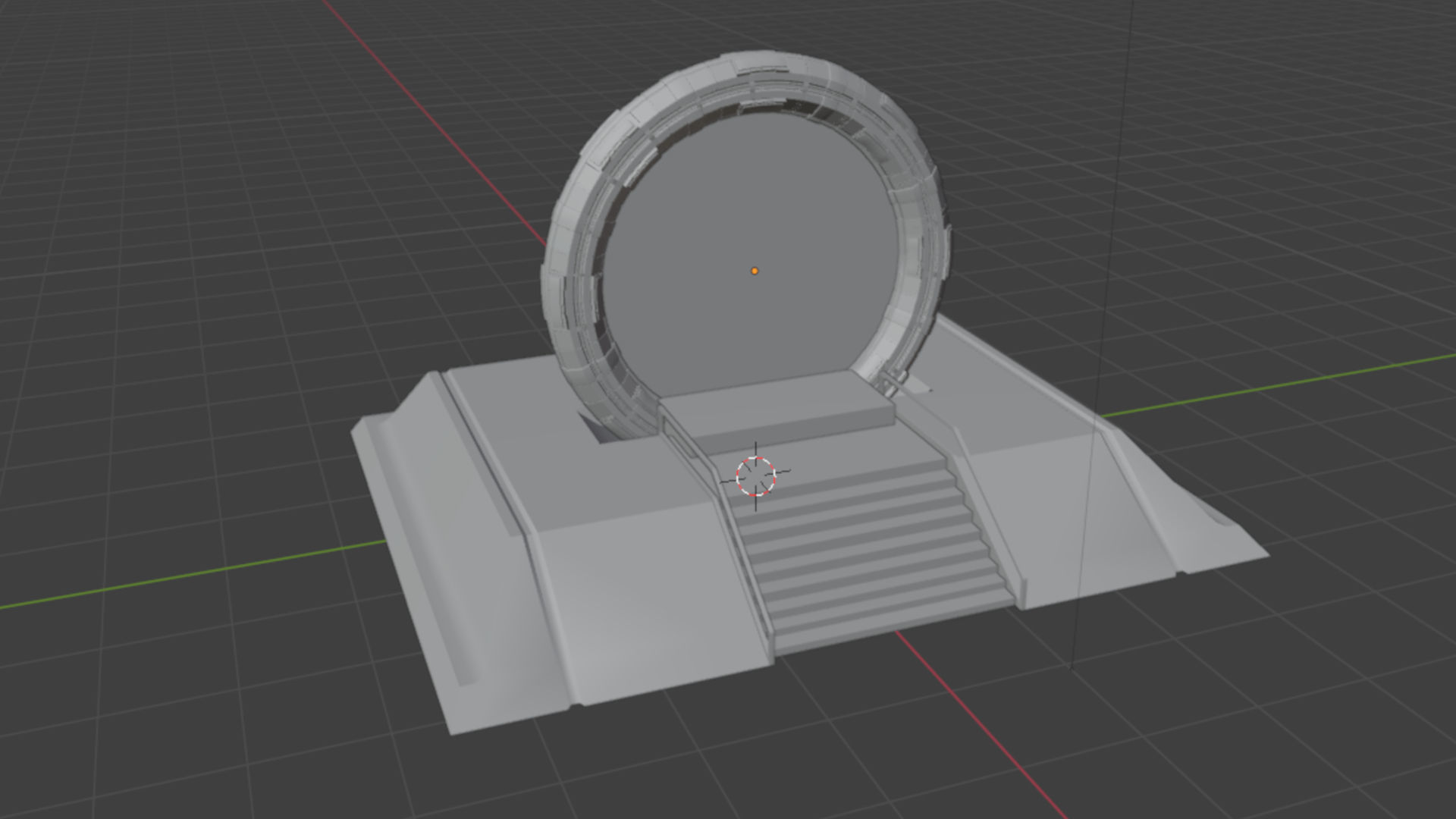Sci-Fi Portal - Game Ready 3D model_4