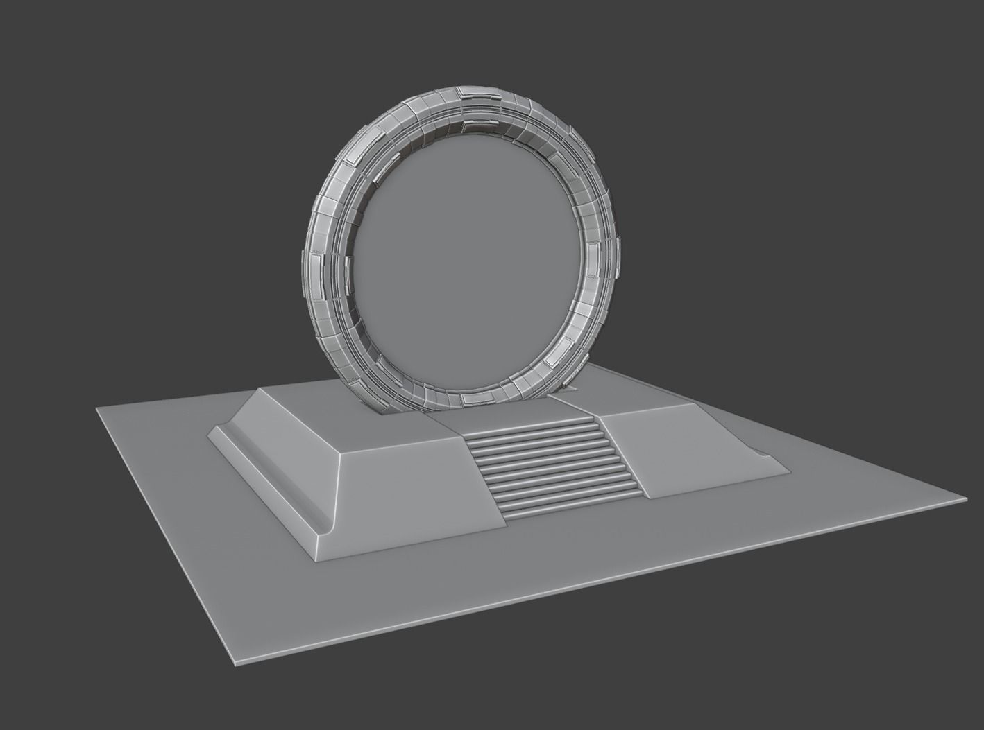 Sci-Fi Portal - Game Ready 3D model_2