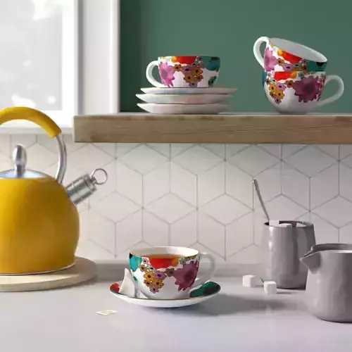 Benigna Porcelain Teacup