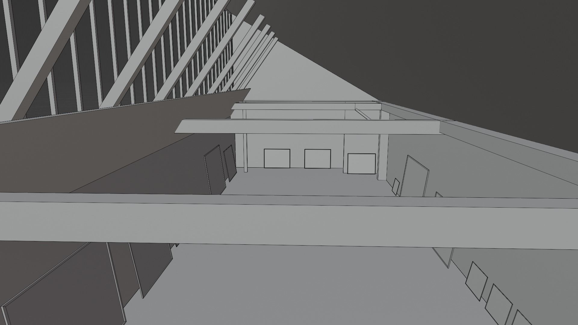 Art Gallery  Low-poly 3D model_8