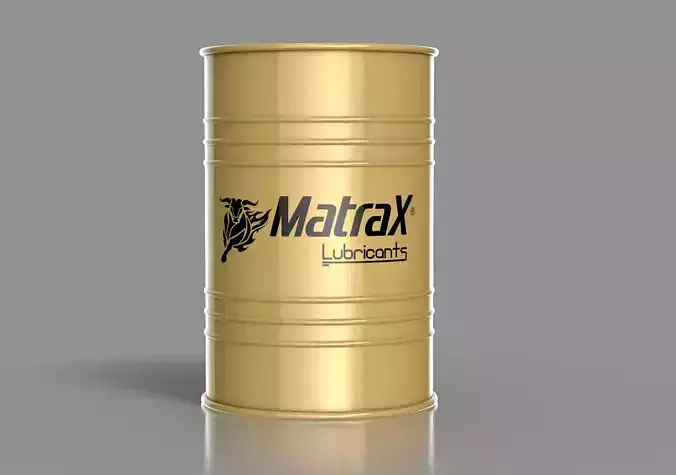 Realistic Matrax Barrel 3D Model Low-poly 3D model