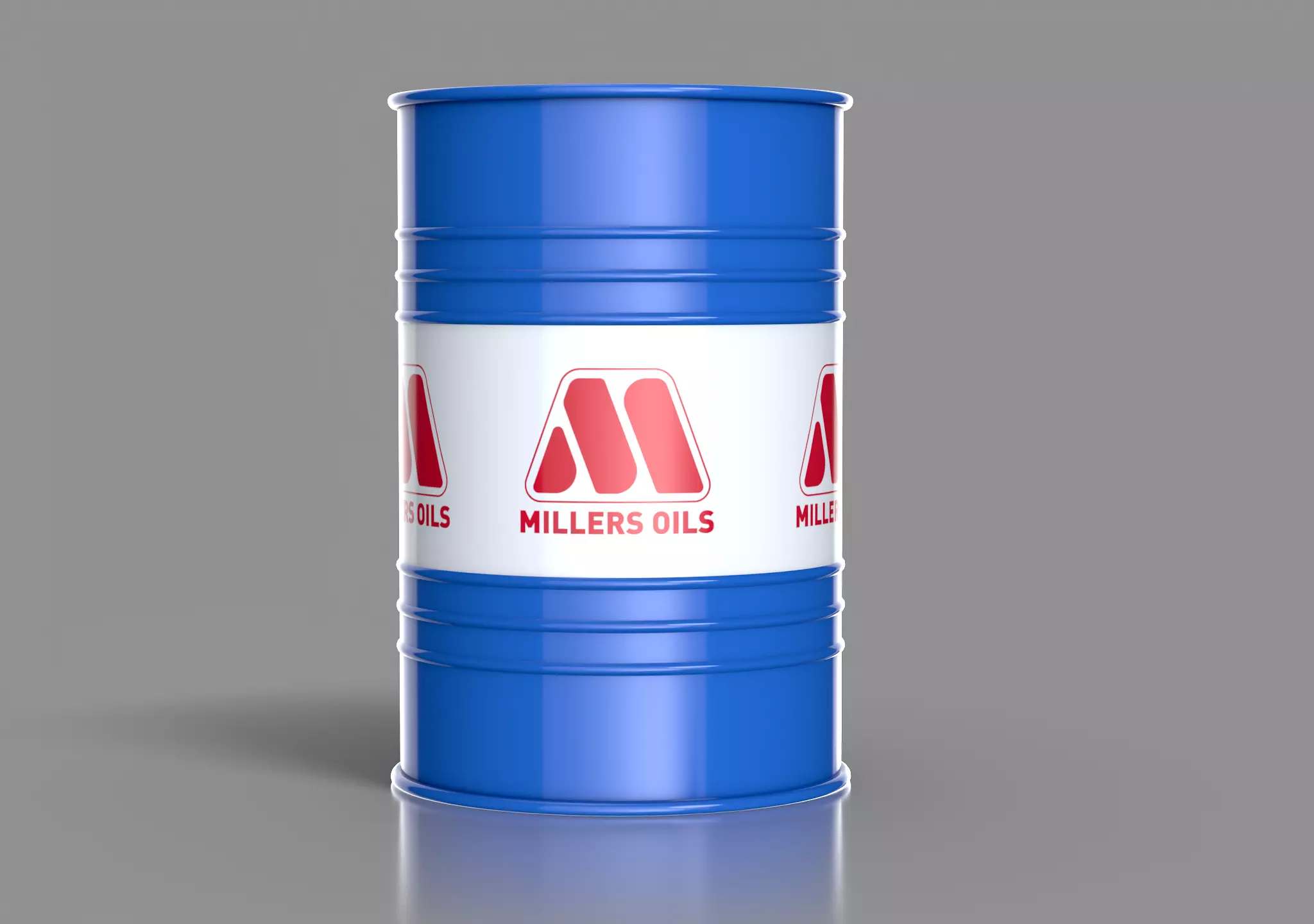 Realistic Miller Oil Barrel 3D Model Low-poly 3D model
