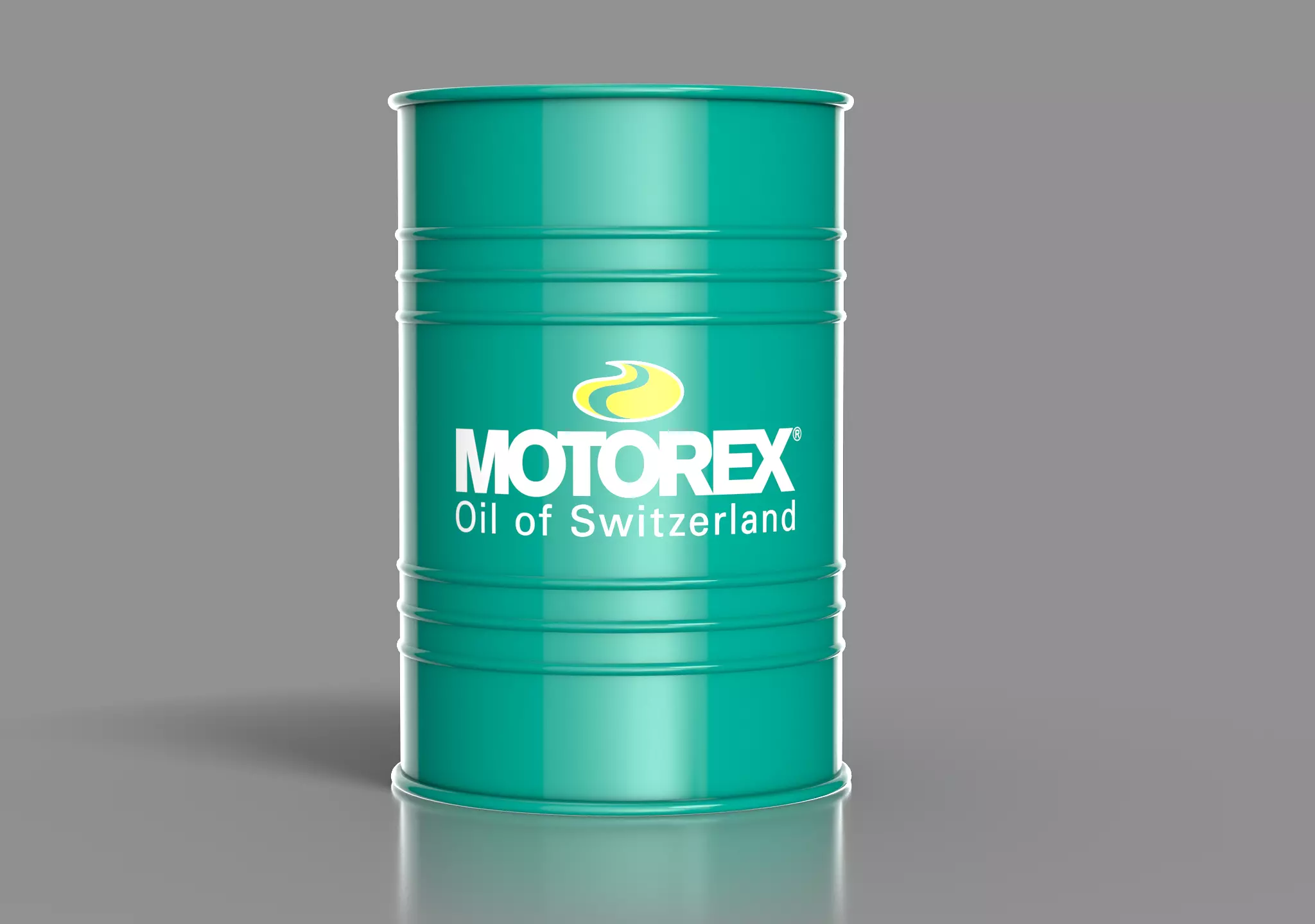Realistic Motorex Barrel 3D Model Low-poly 3D model
