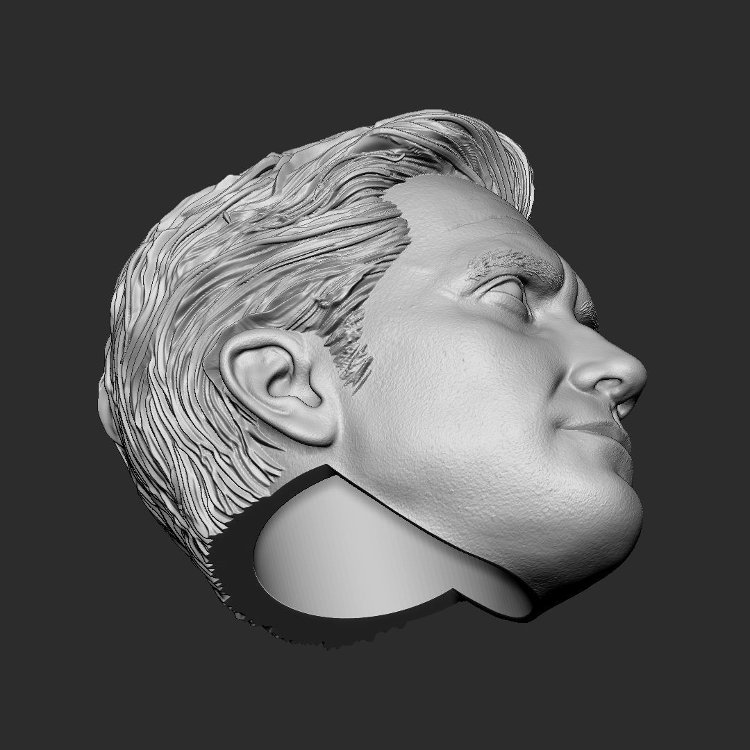 Jake Gyllenhaal head 3D print model_5