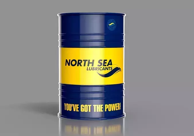 Realistic North Sea Barrel 3D Model Low-poly 3D model