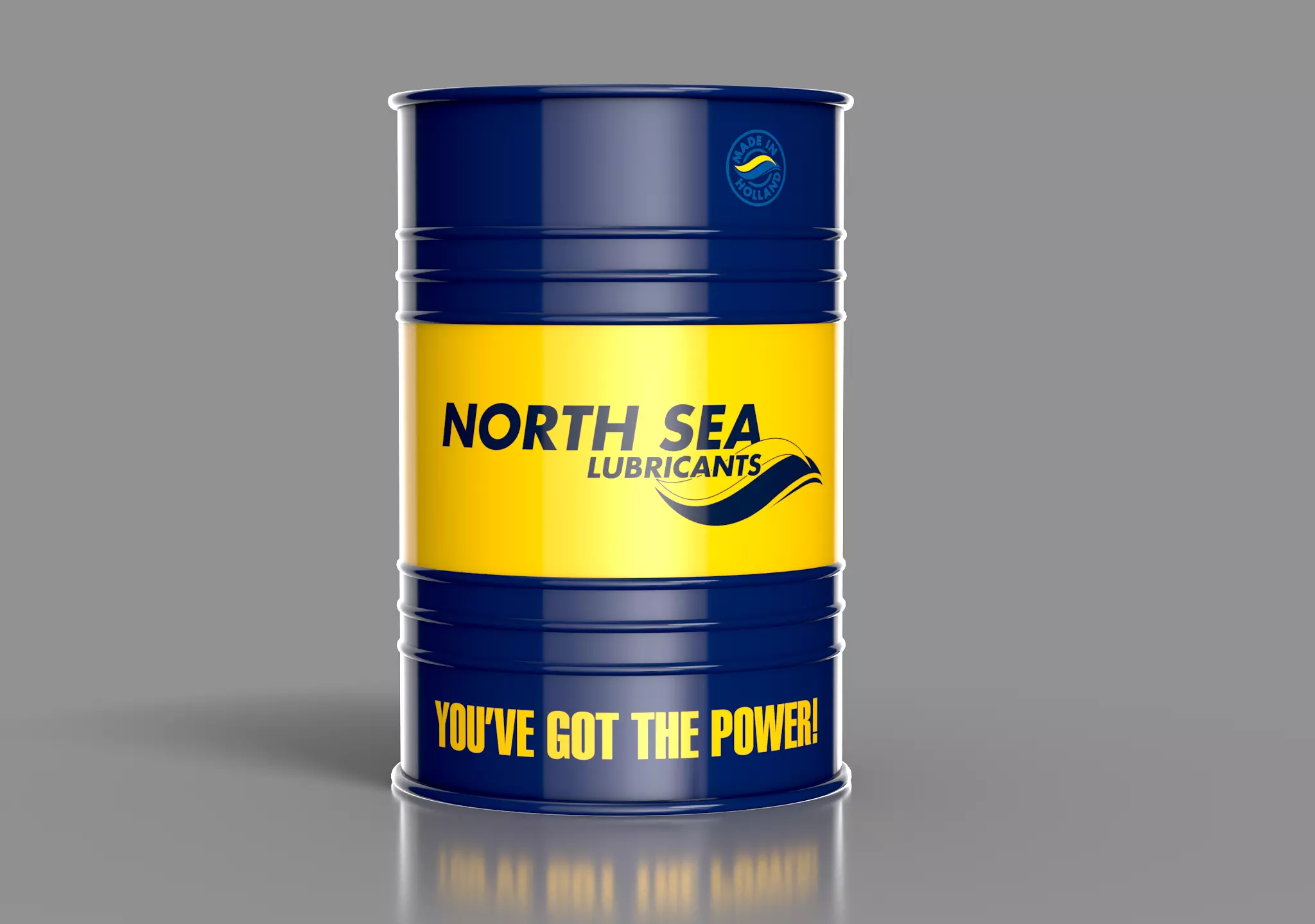 Realistic North Sea Barrel 3D Model Low-poly 3D model