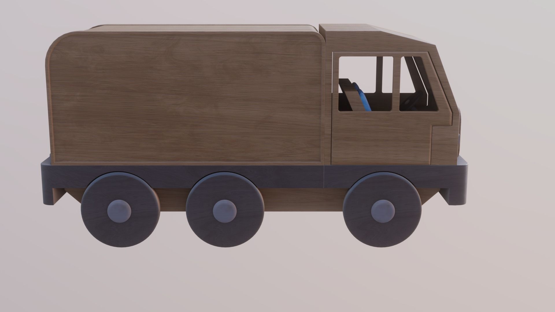 WOODEN TRUCK TOYS BUNDLE - RogueFilmProductions Low-poly 3D model_15