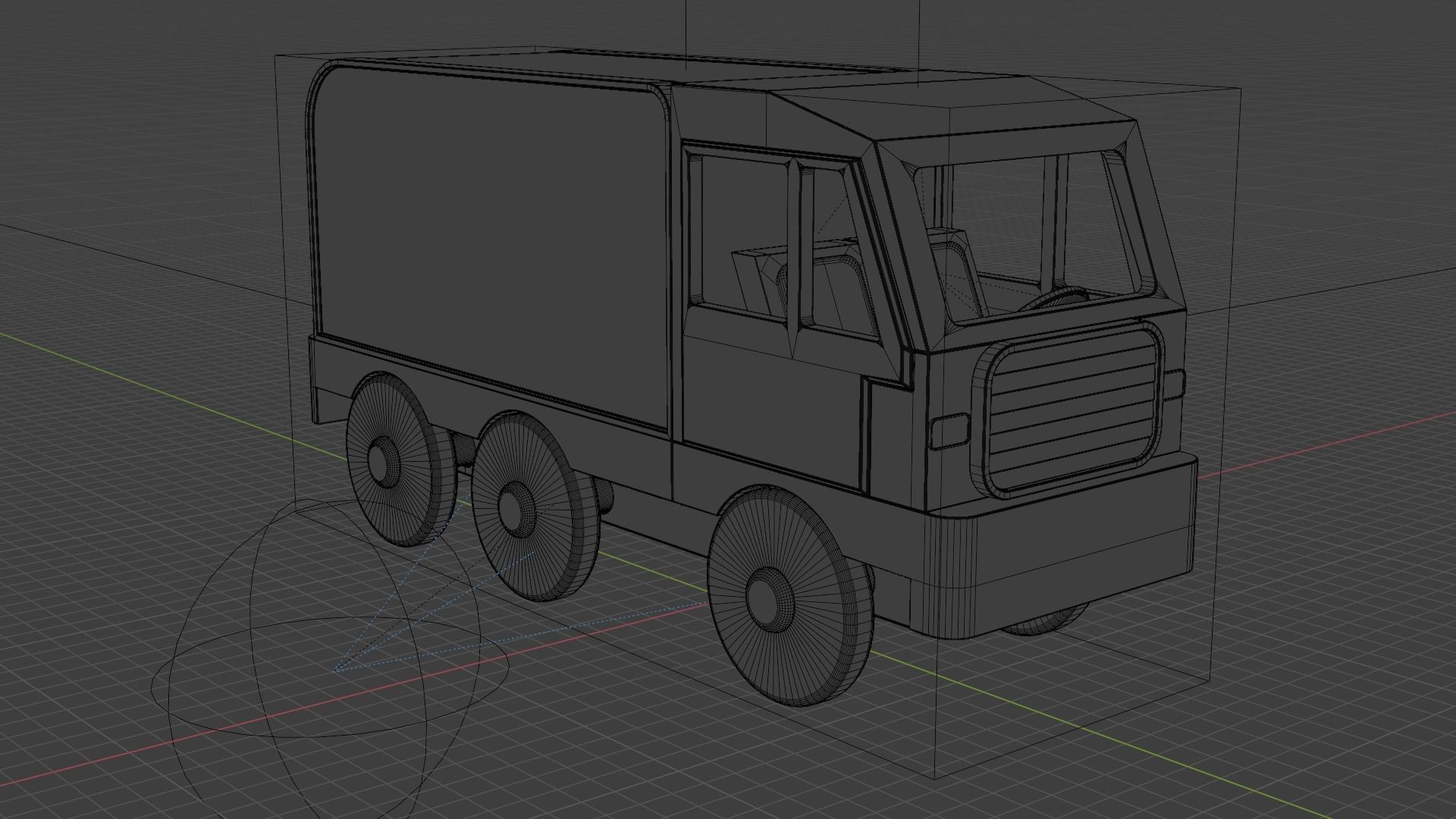 WOODEN TRUCK TOYS BUNDLE - RogueFilmProductions Low-poly 3D model_25