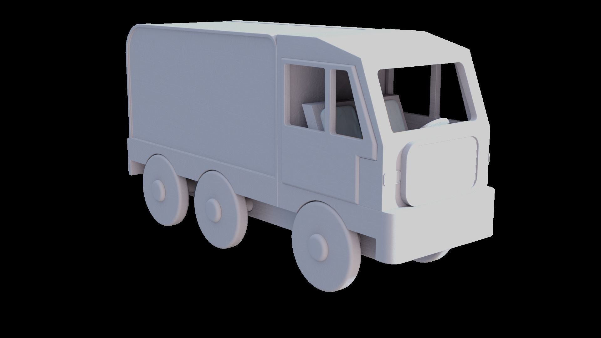 WOODEN TRUCK TOYS BUNDLE - RogueFilmProductions Low-poly 3D model_21
