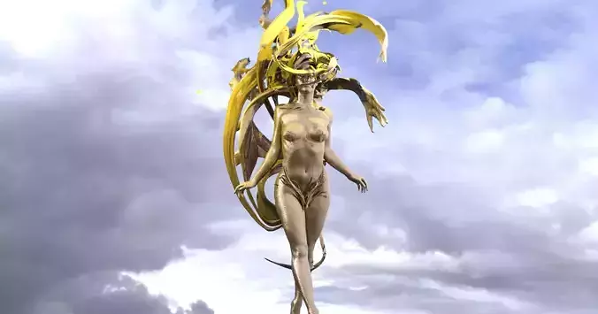 Hollow inspired tree statue