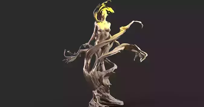 Poison ivy tree statue 1 