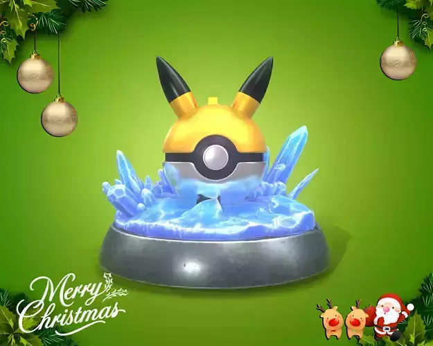 PokeBall 3d print Stl Pokemon  3D print model