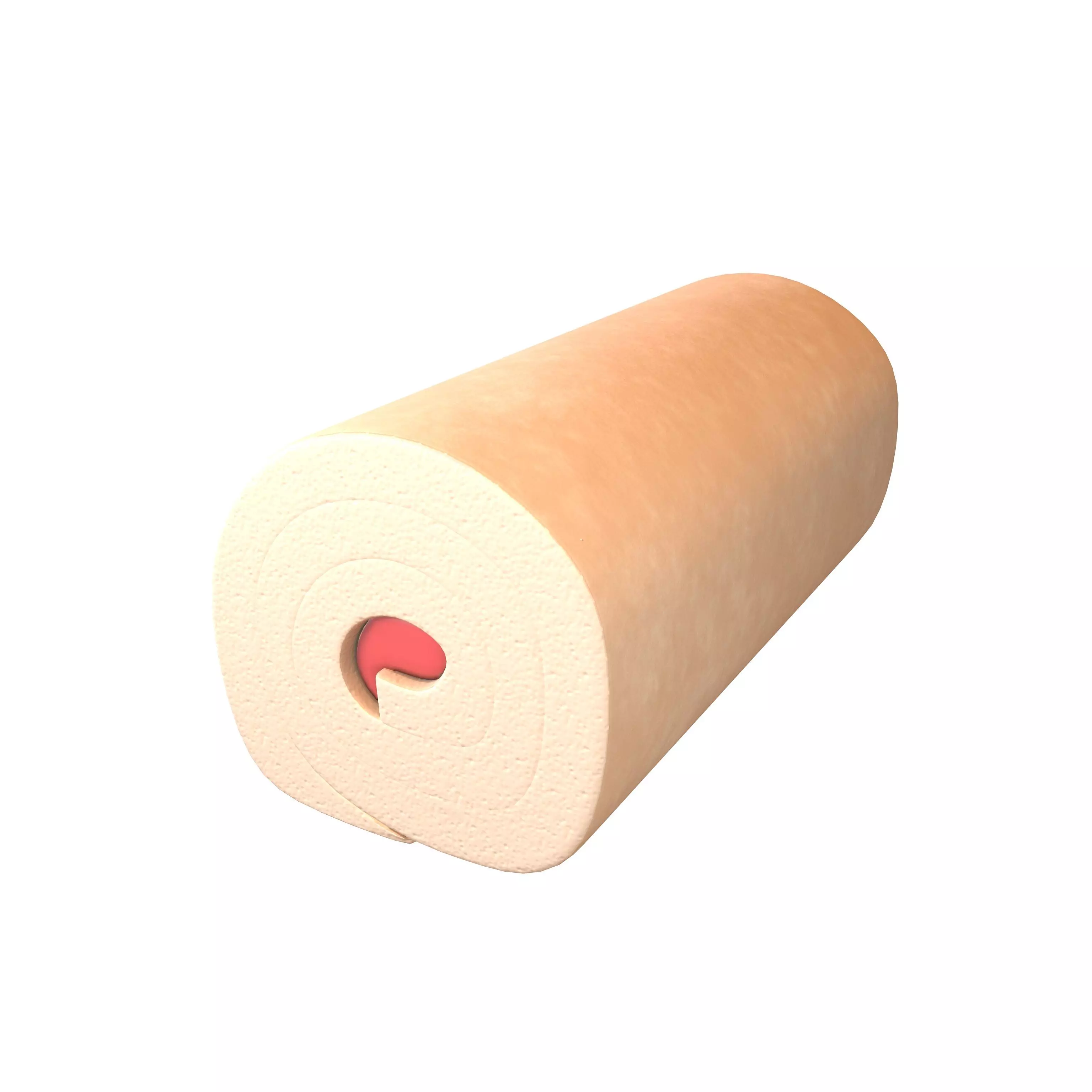 Swiss Roll v1 009 Low-poly 3D model_0