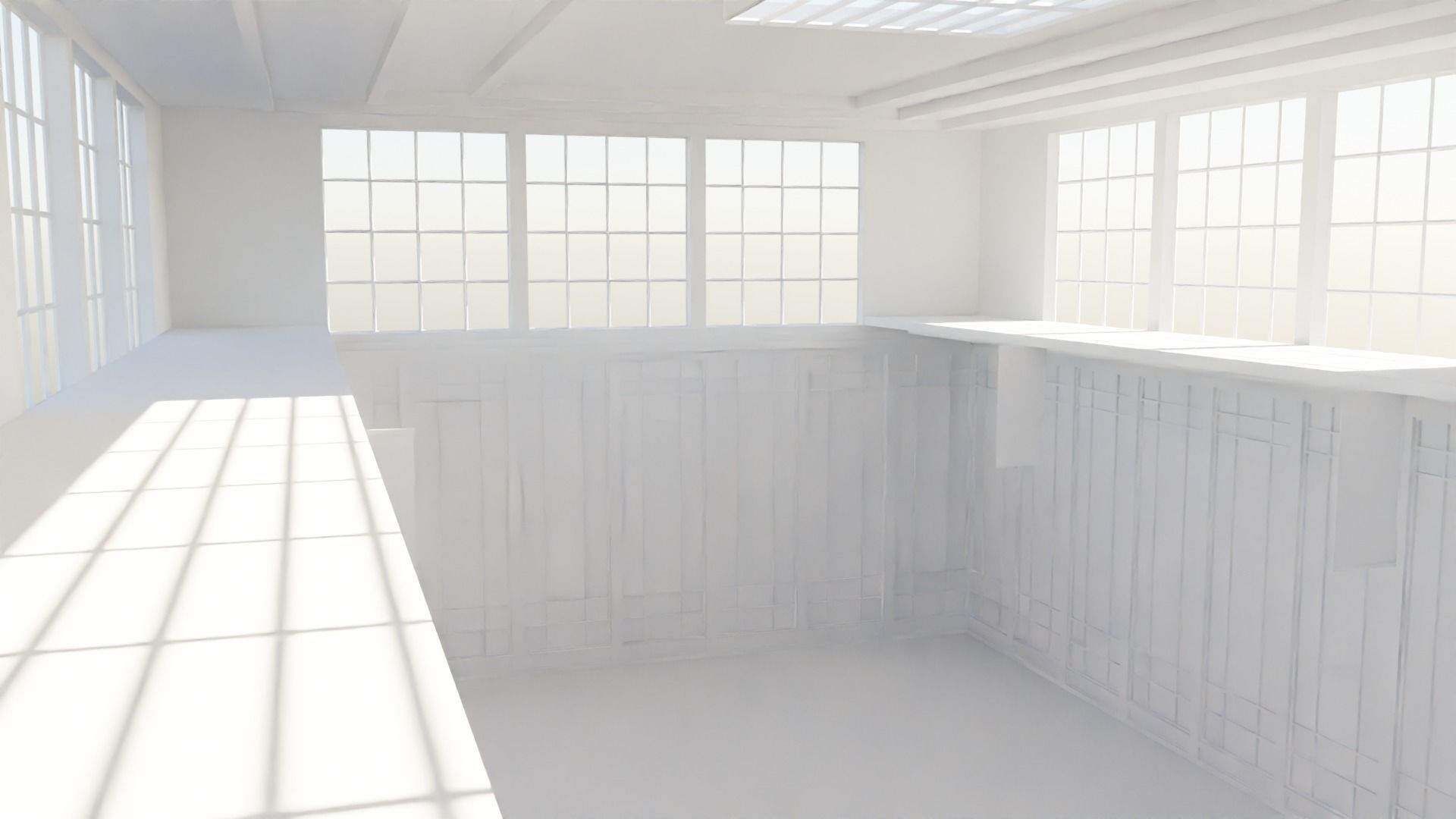 Kung-Fu Hall 3D model_4