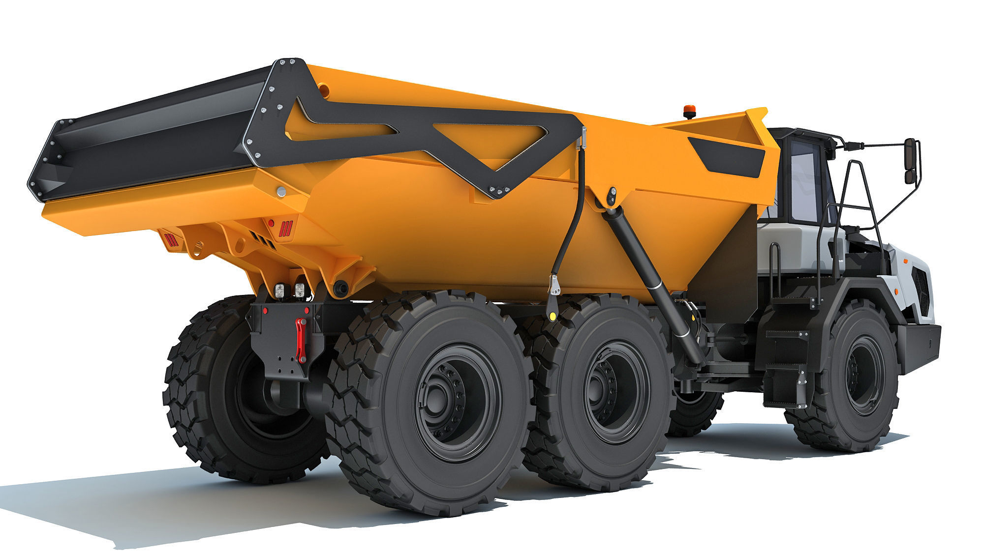 Articulated Mining Truck 3D model_4