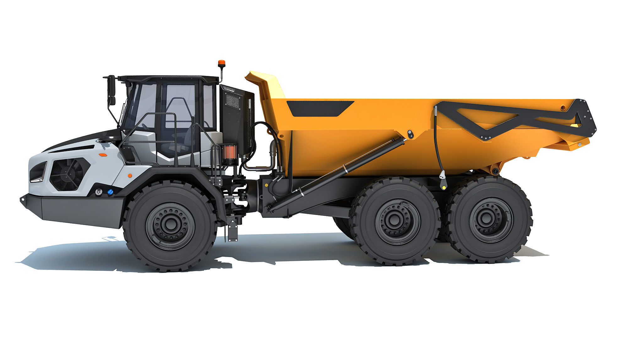 Articulated Mining Truck 3D model_1