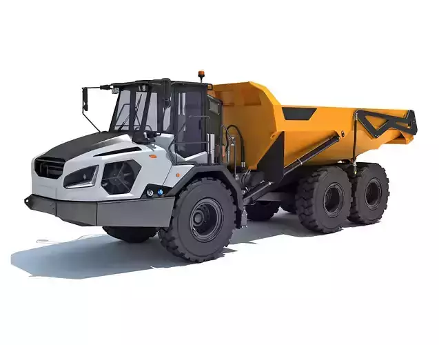 Articulated Mining Truck 3D model