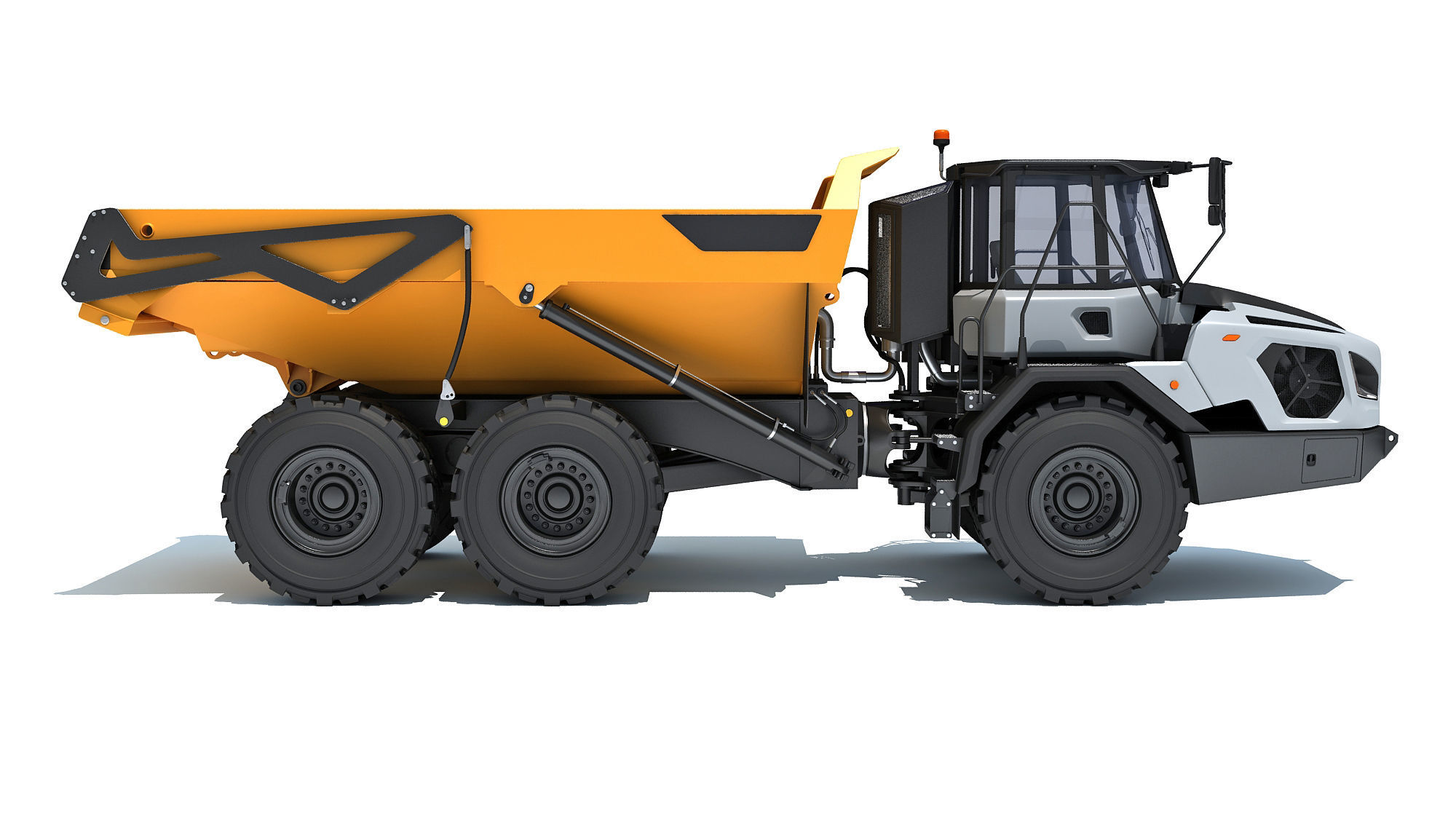 Articulated Mining Truck 3D model_6