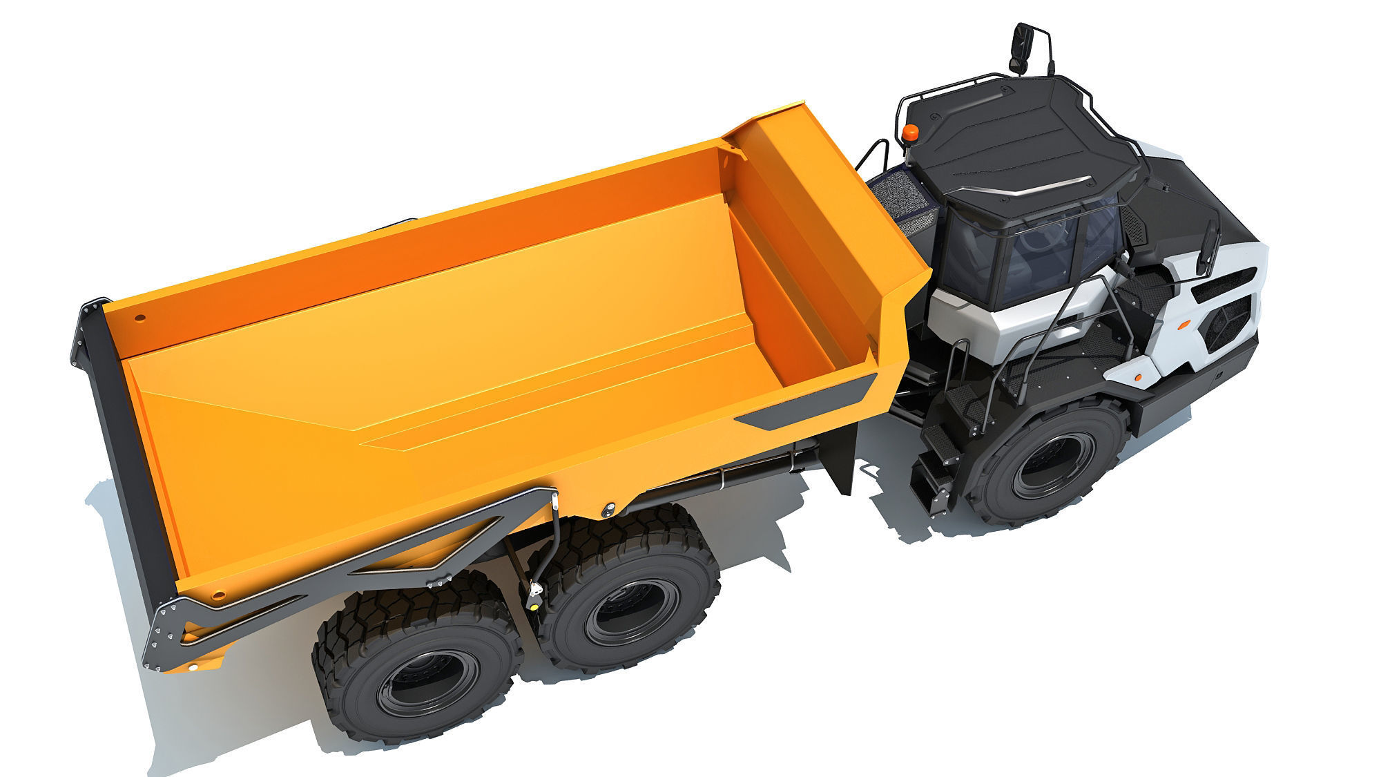 Articulated Mining Truck 3D model_5