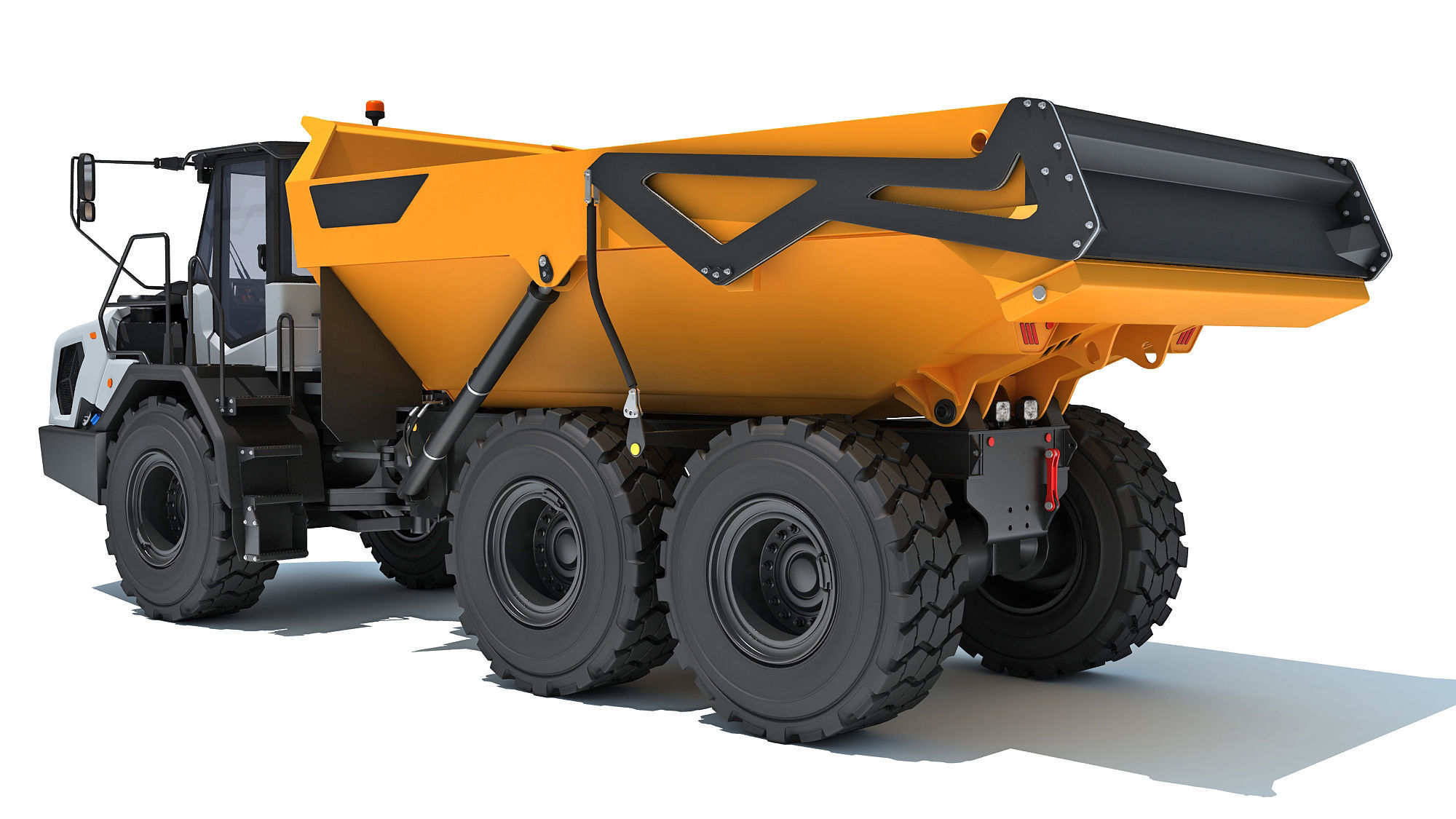 Articulated Mining Truck 3D model_2