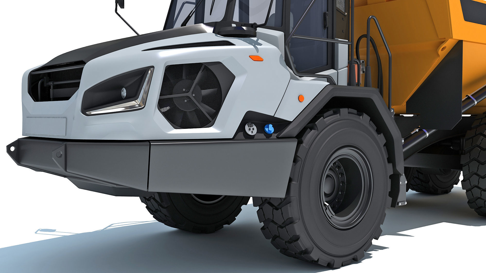 Articulated Mining Truck 3D model_12