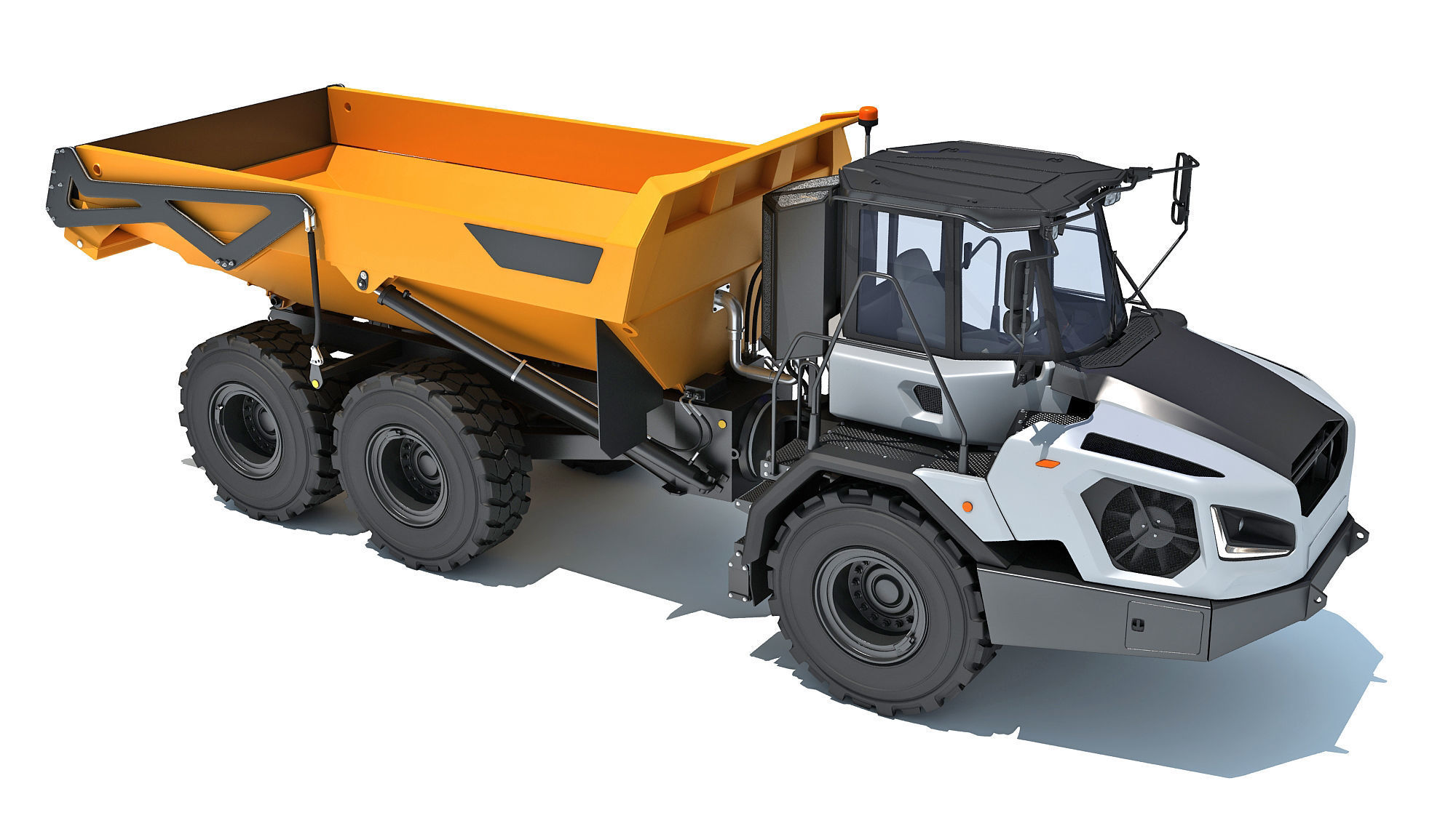 Articulated Mining Truck 3D model_7