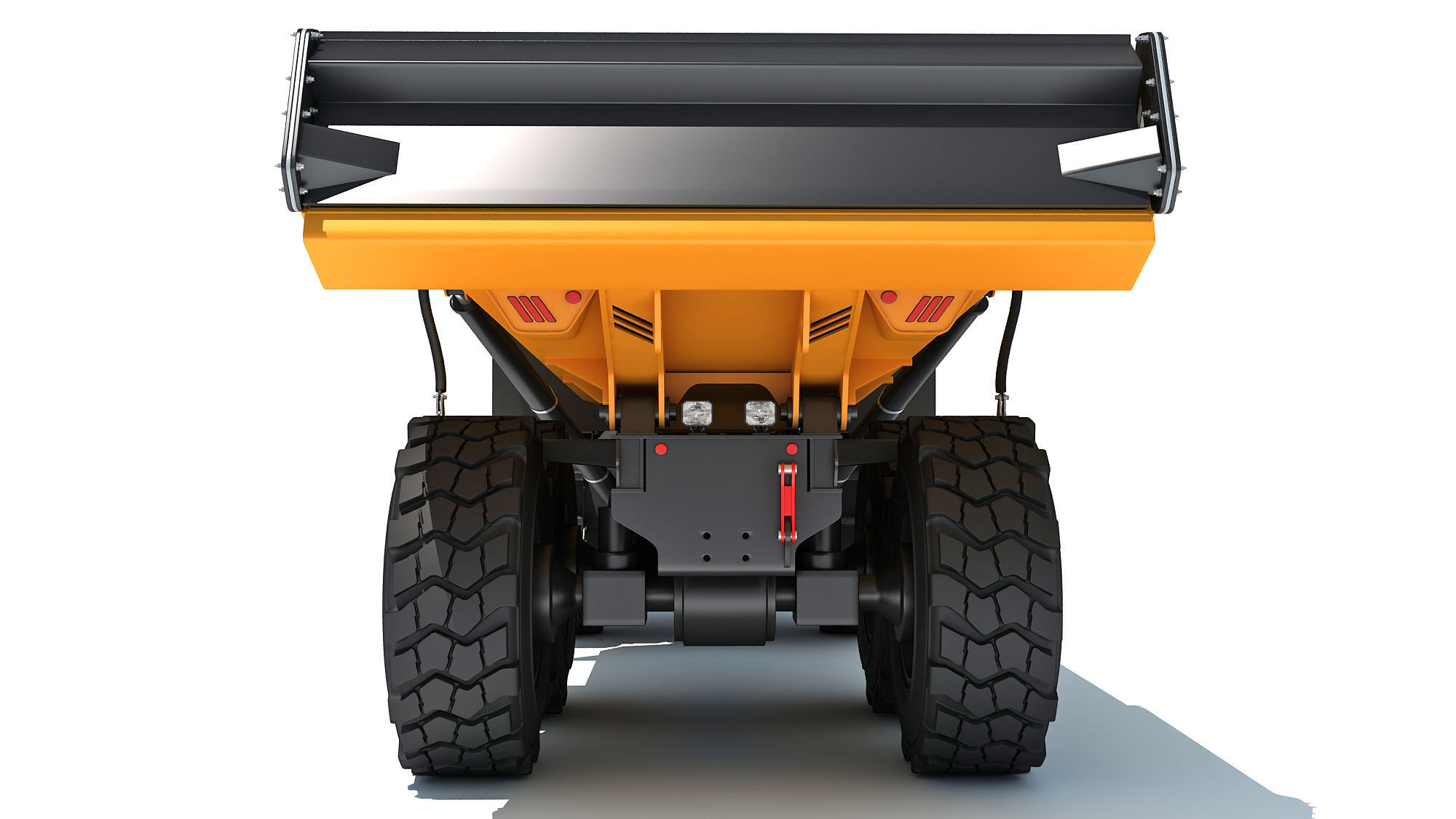 Articulated Mining Truck 3D model_3