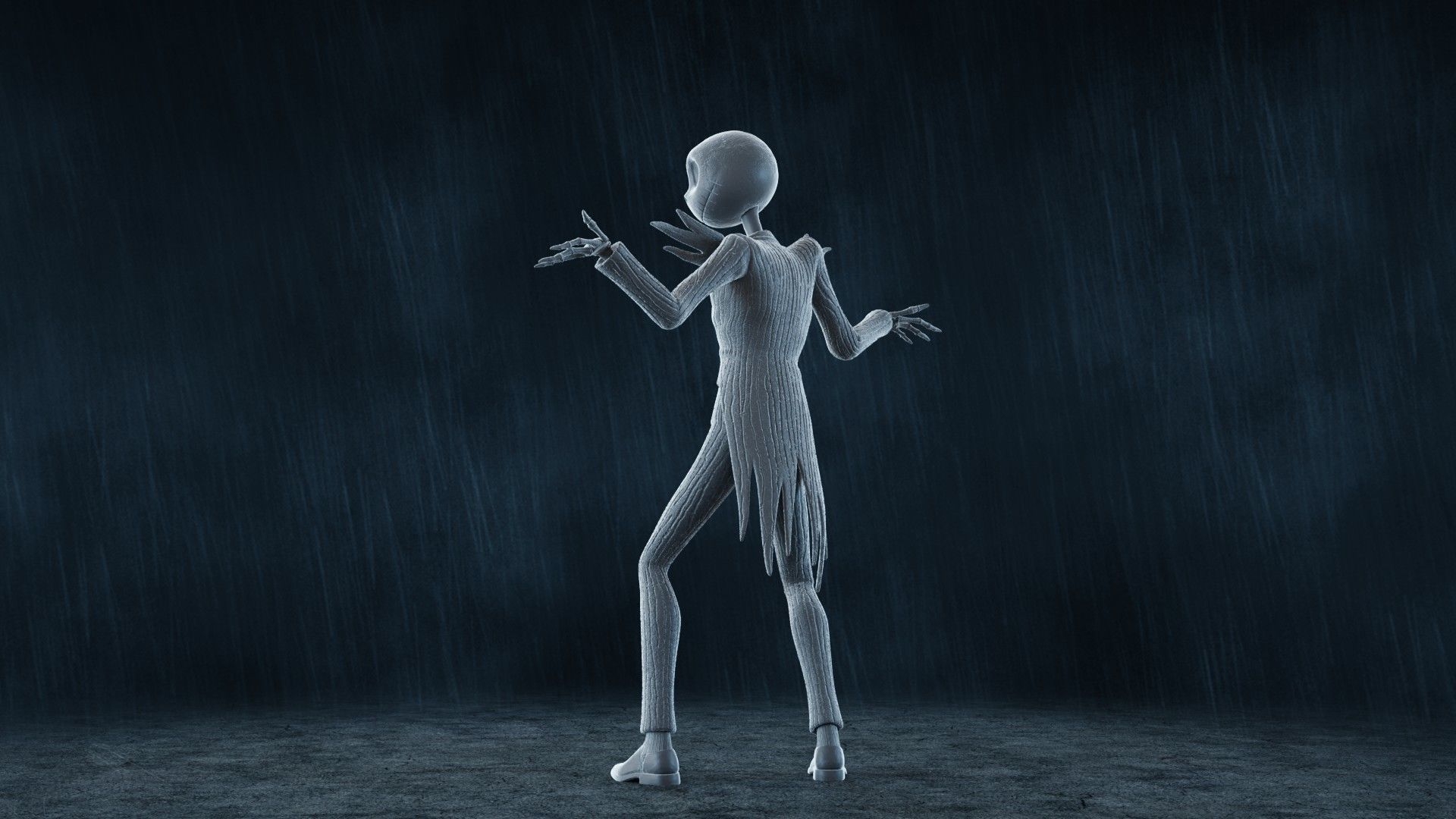  5 Jack Skellington Action Figures Pack01 3D print model_33