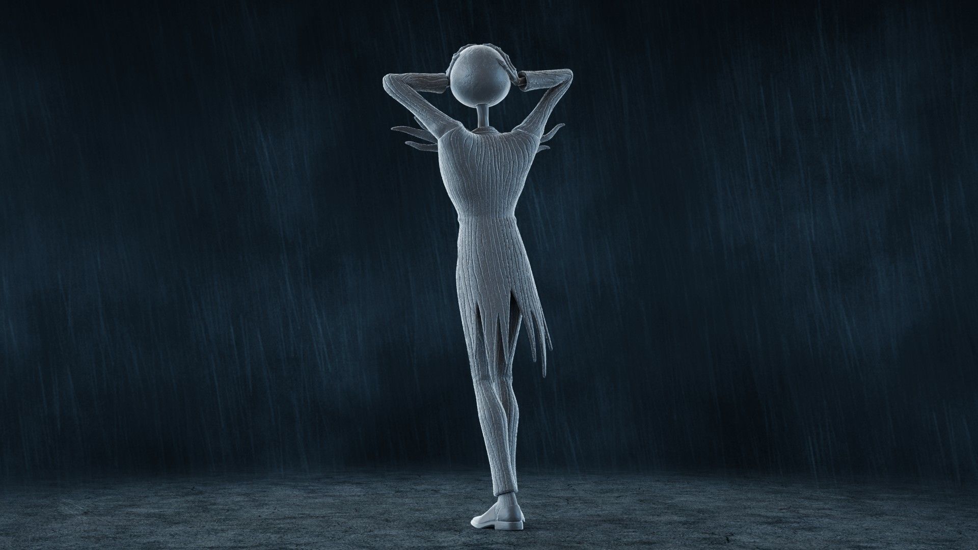  5 Jack Skellington Action Figures Pack01 3D print model_27