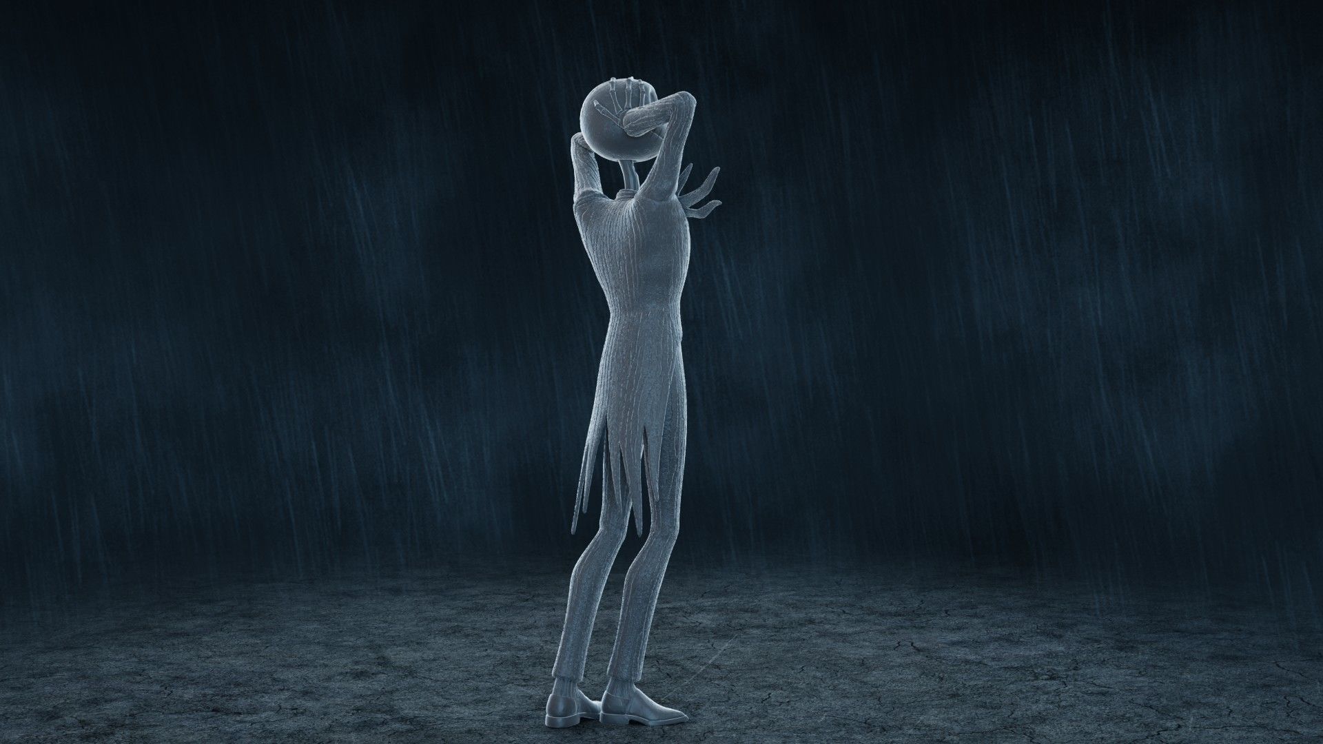  5 Jack Skellington Action Figures Pack01 3D print model_24