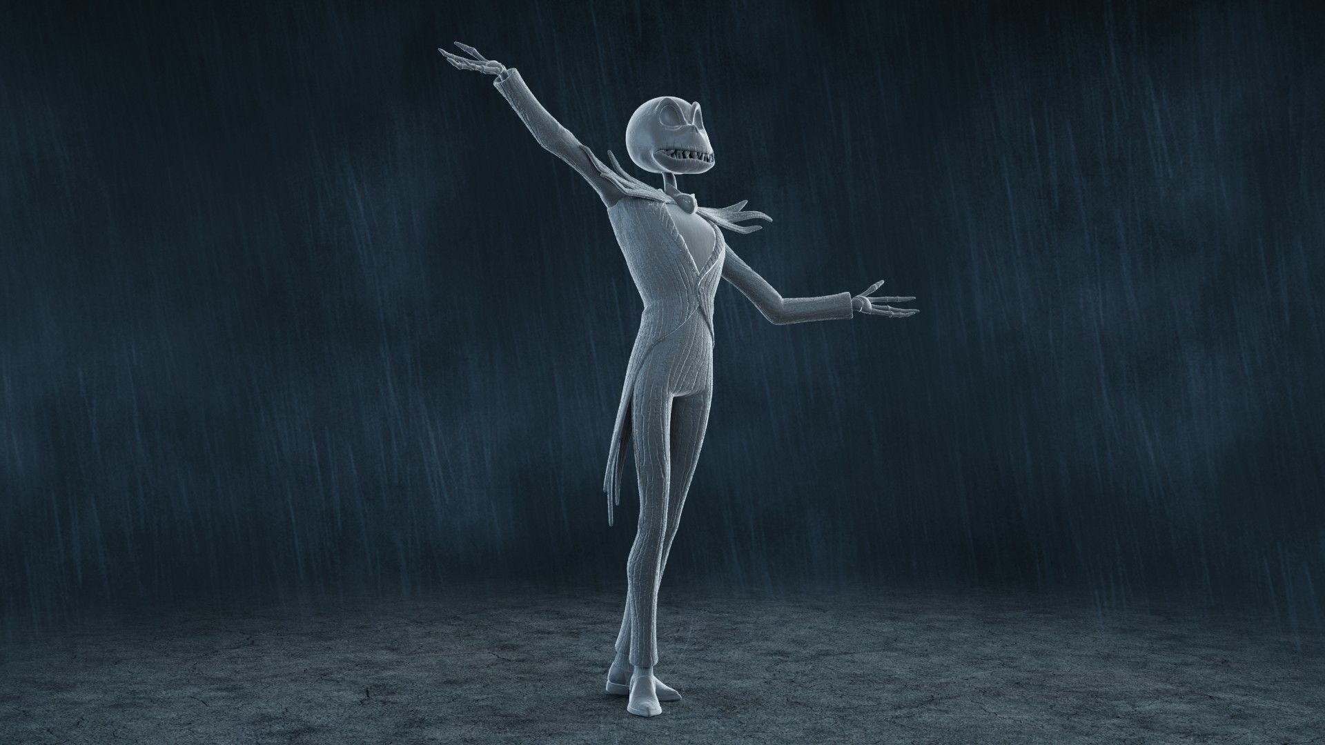  5 Jack Skellington Action Figures Pack01 3D print model_18