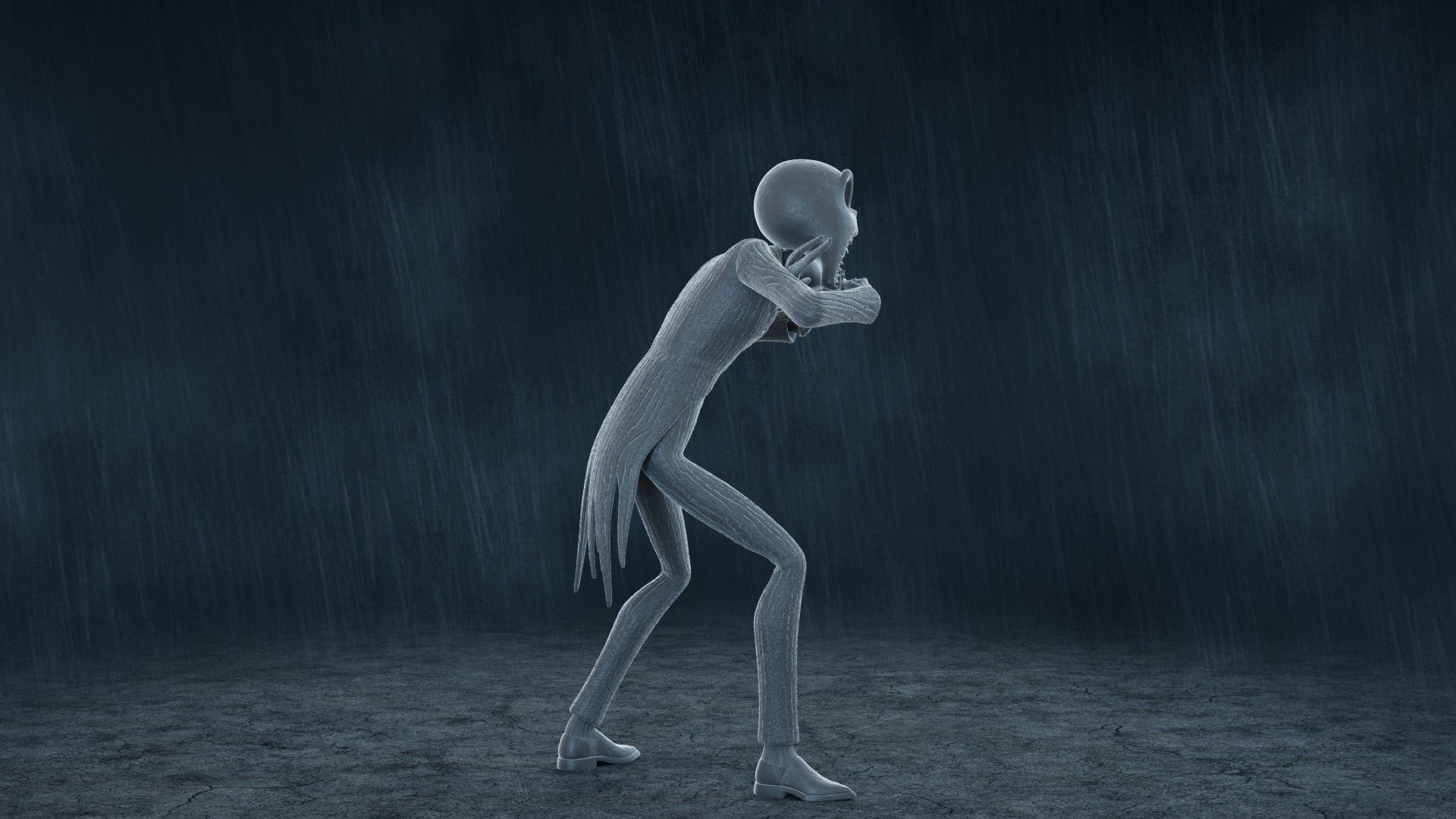  5 Jack Skellington Action Figures Pack01 3D print model_8