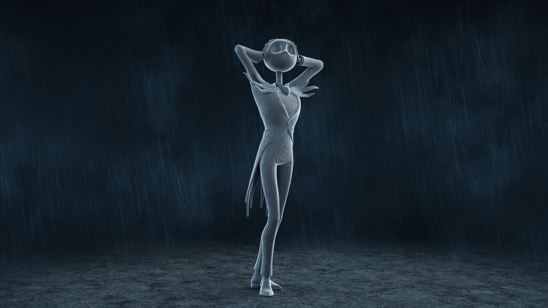  5 Jack Skellington Action Figures Pack01 3D print model_26