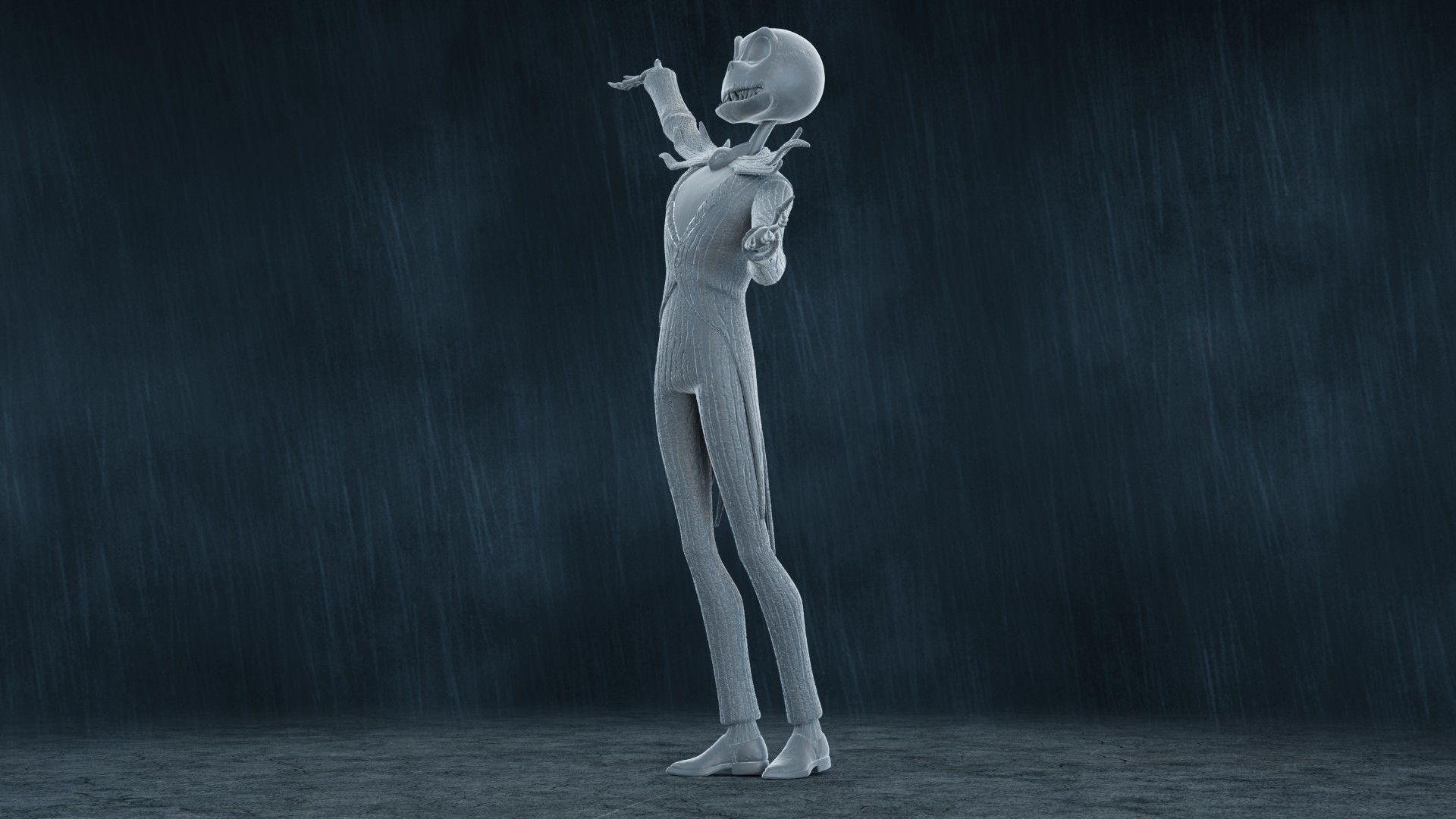  5 Jack Skellington Action Figures Pack01 3D print model_15