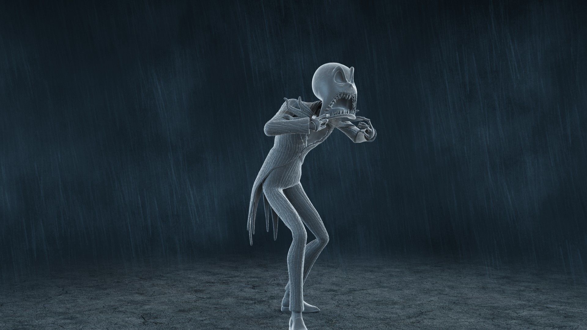  5 Jack Skellington Action Figures Pack01 3D print model_11