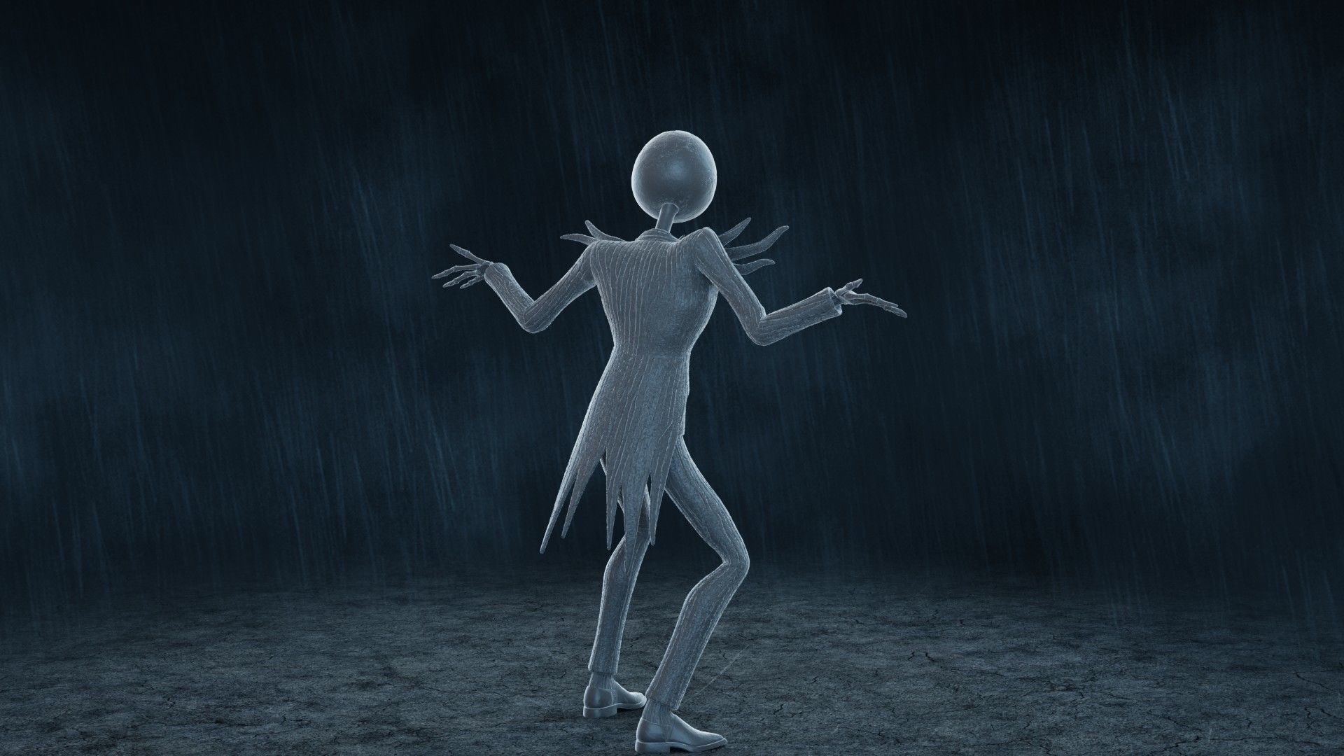  5 Jack Skellington Action Figures Pack01 3D print model_35