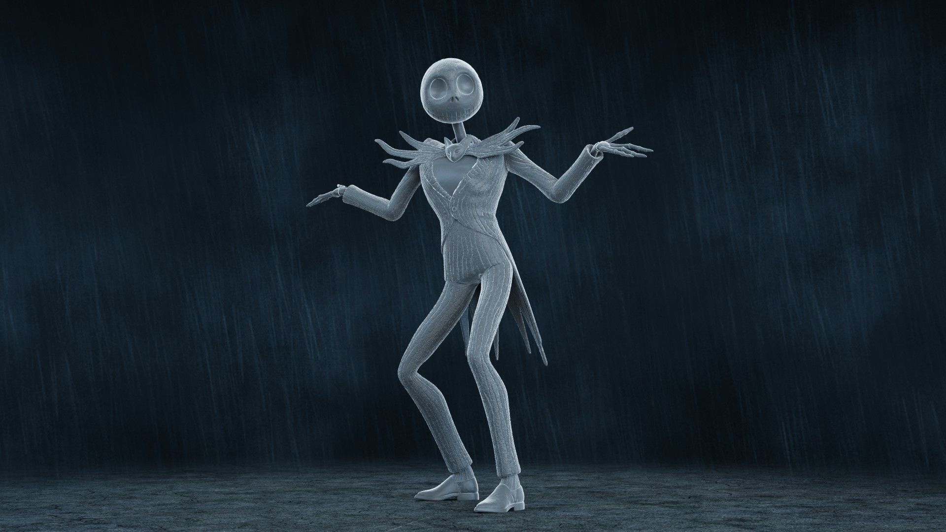  5 Jack Skellington Action Figures Pack01 3D print model_29