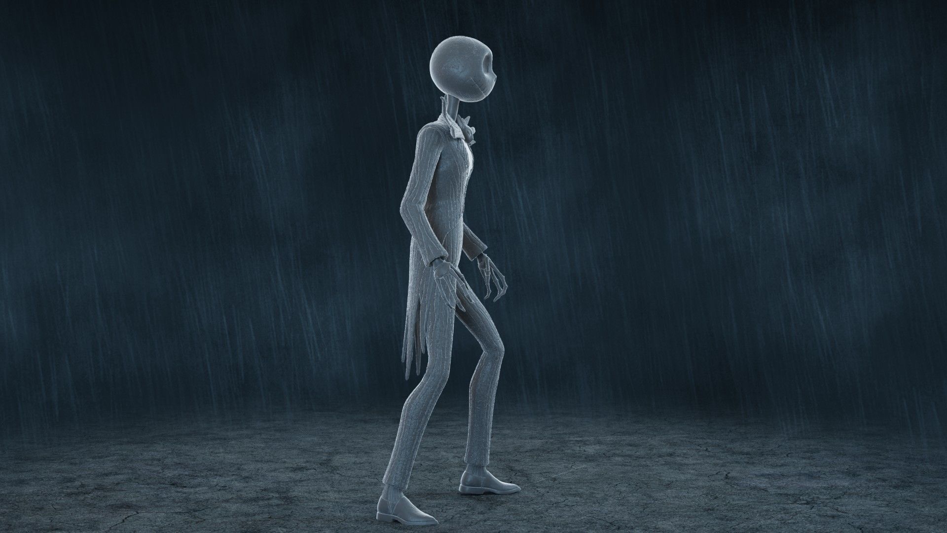  5 Jack Skellington Action Figures Pack01 3D print model_2