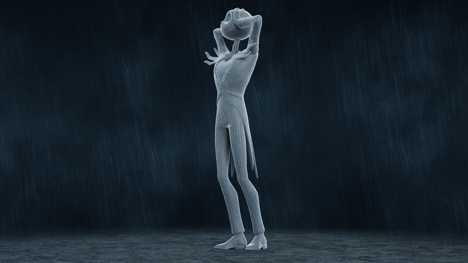  5 Jack Skellington Action Figures Pack01 3D print model_25