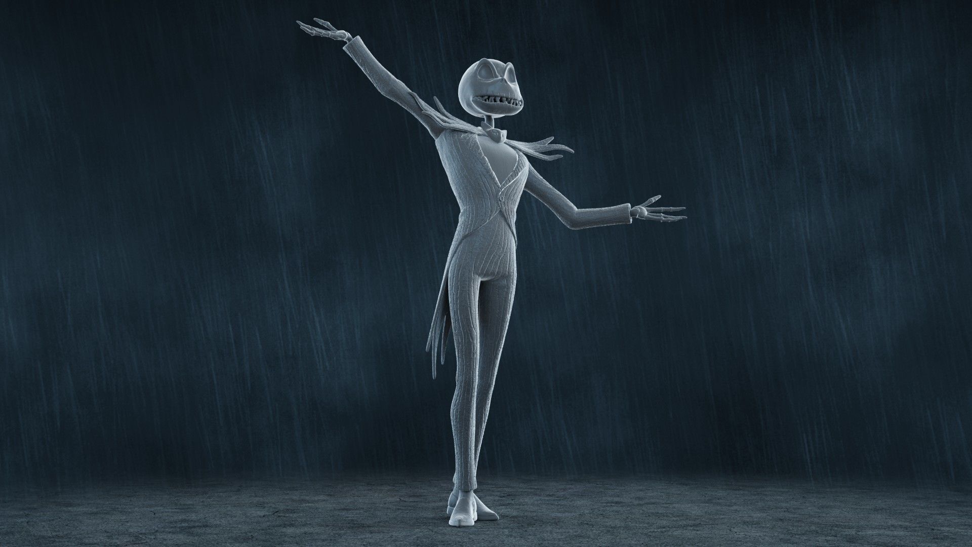  5 Jack Skellington Action Figures Pack01 3D print model_20