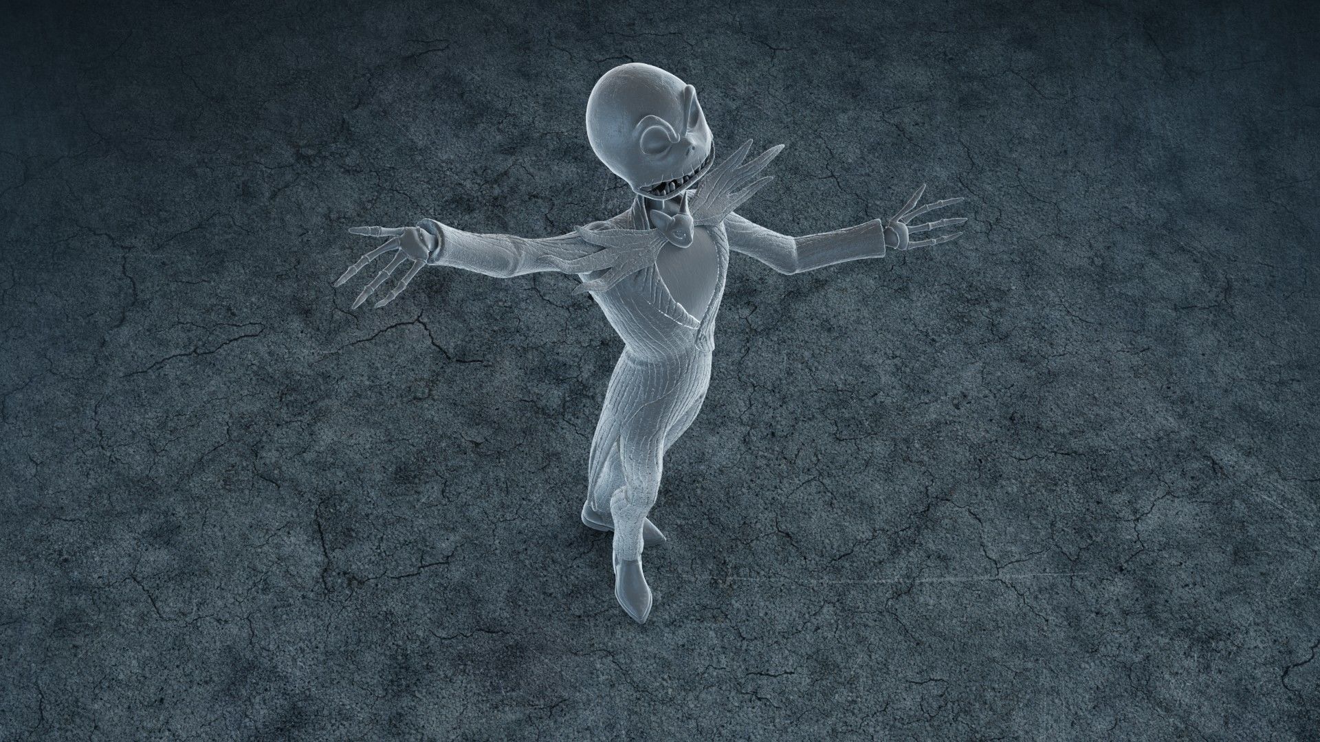  5 Jack Skellington Action Figures Pack01 3D print model_21