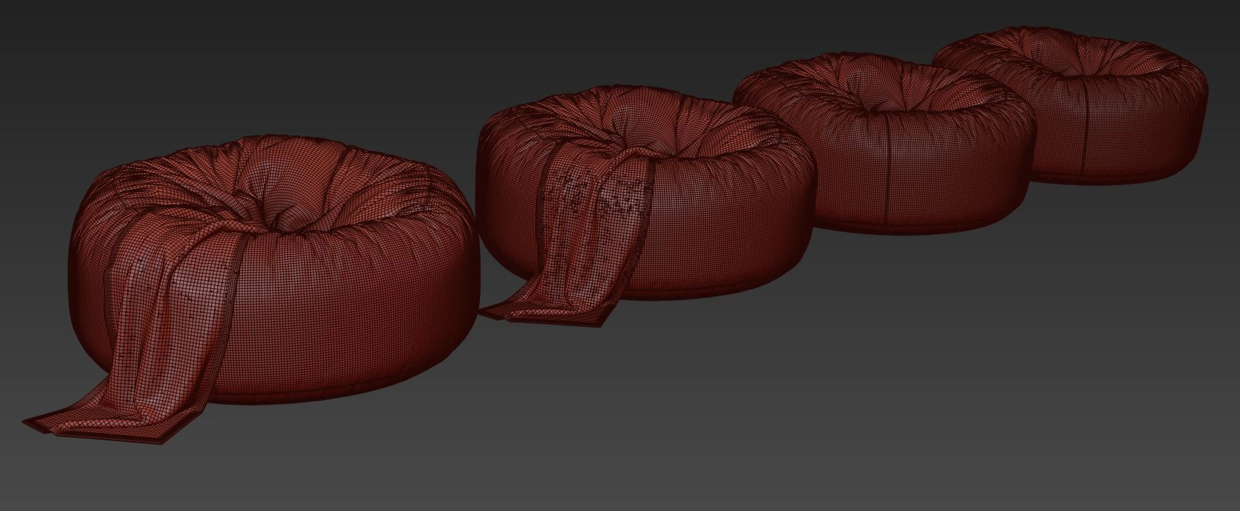 Big Boy Bean Bag by Cielo 3D model_13