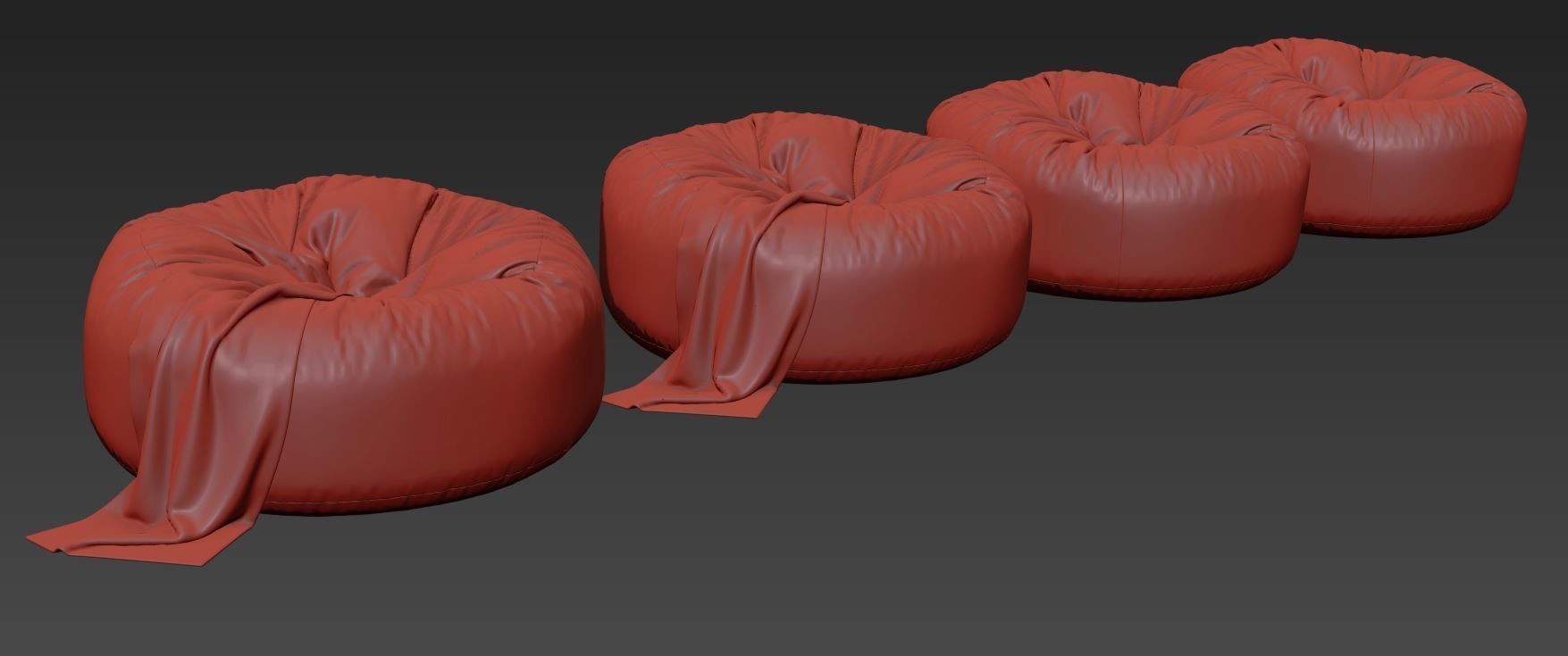 Big Boy Bean Bag by Cielo 3D model_12