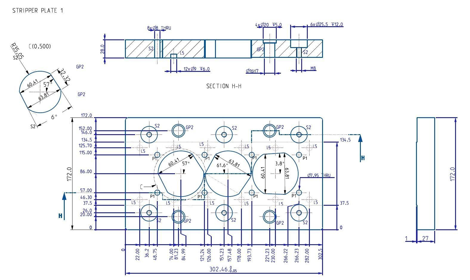 Progressive Press Tool for Drawn Component with Die Assembly 3D model_14