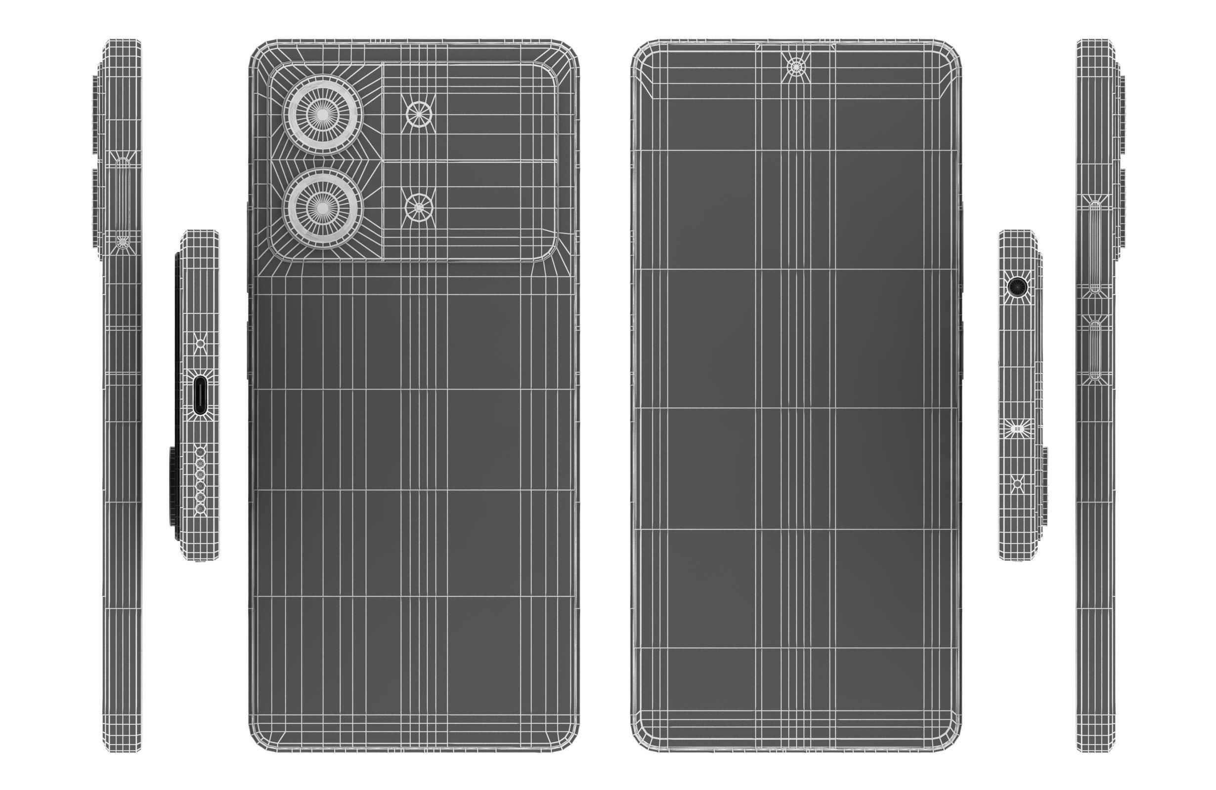 Xiaomi Redmi Note 13R Pro Black 3D model_16