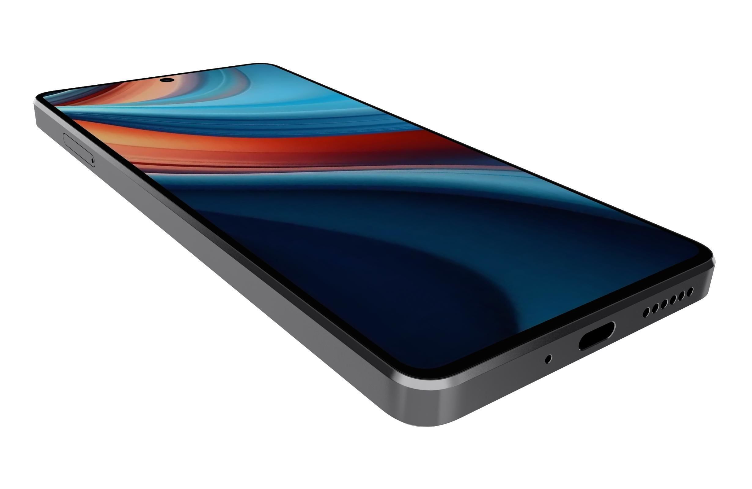 Xiaomi Redmi Note 13R Pro Black 3D model_12